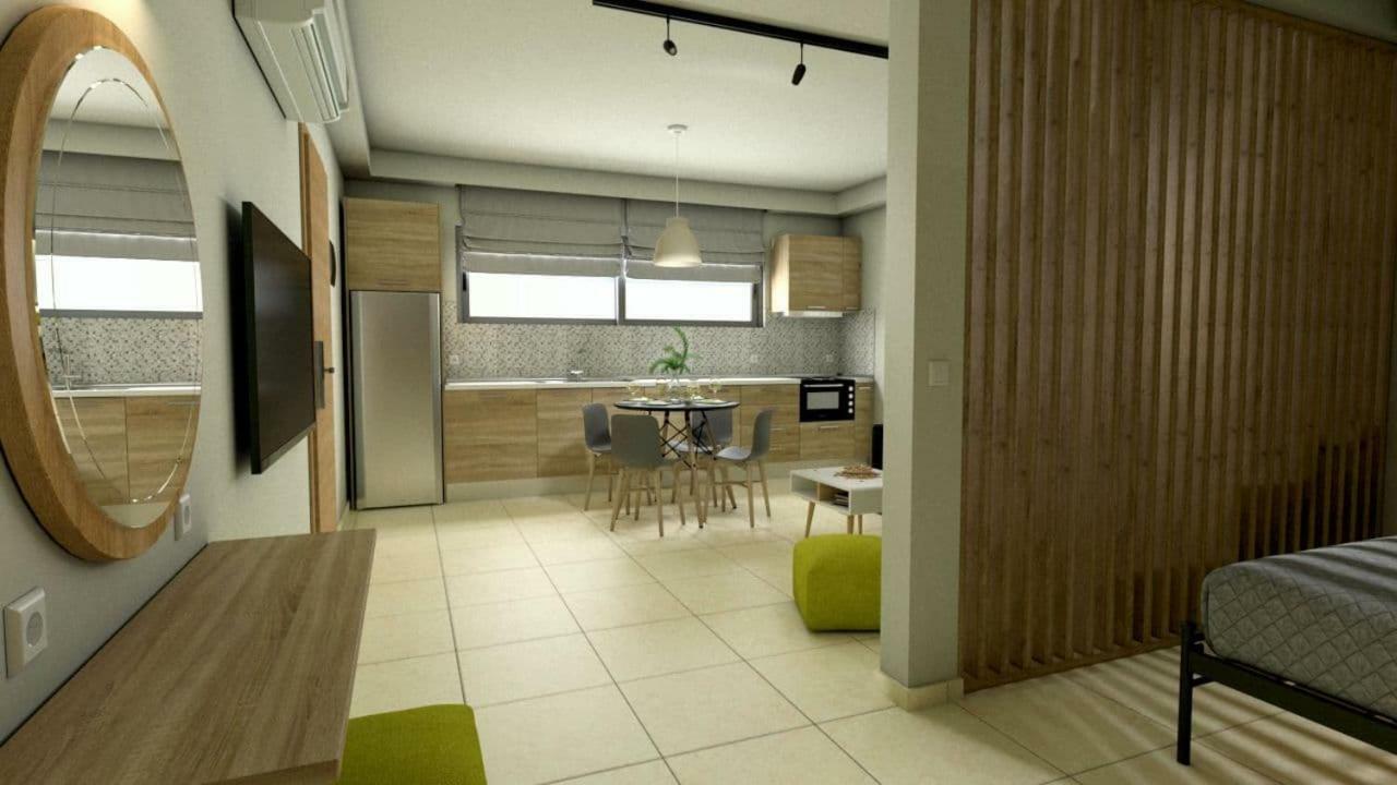 Green - Comfy Center Rodos Asgourou Ngoại thất bức ảnh